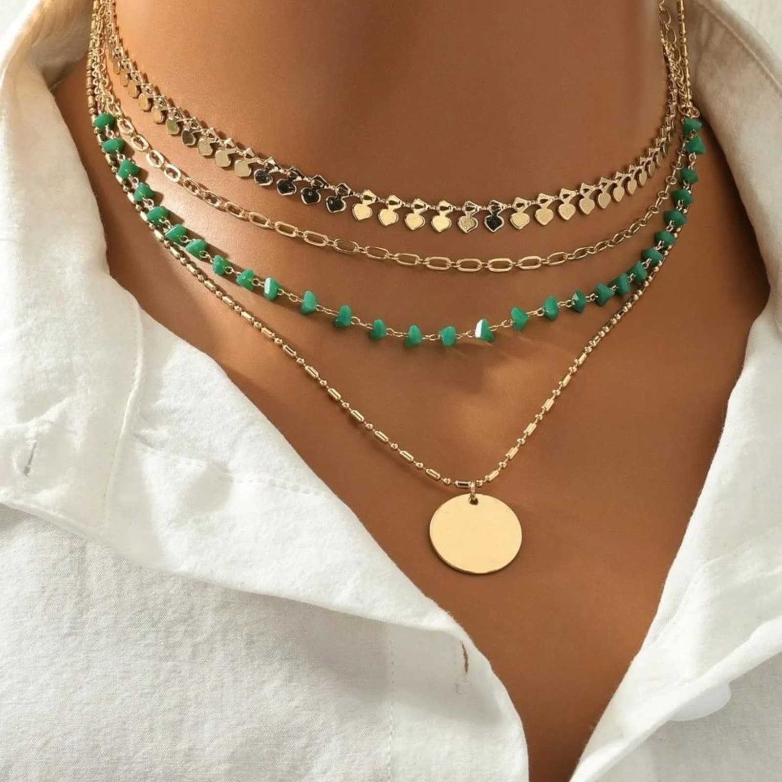necklace set 4 pcs0
