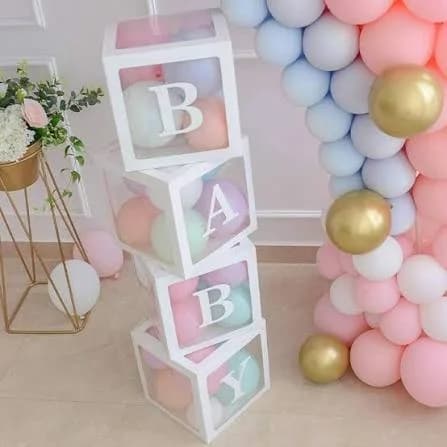 Letter Decor Baby Box